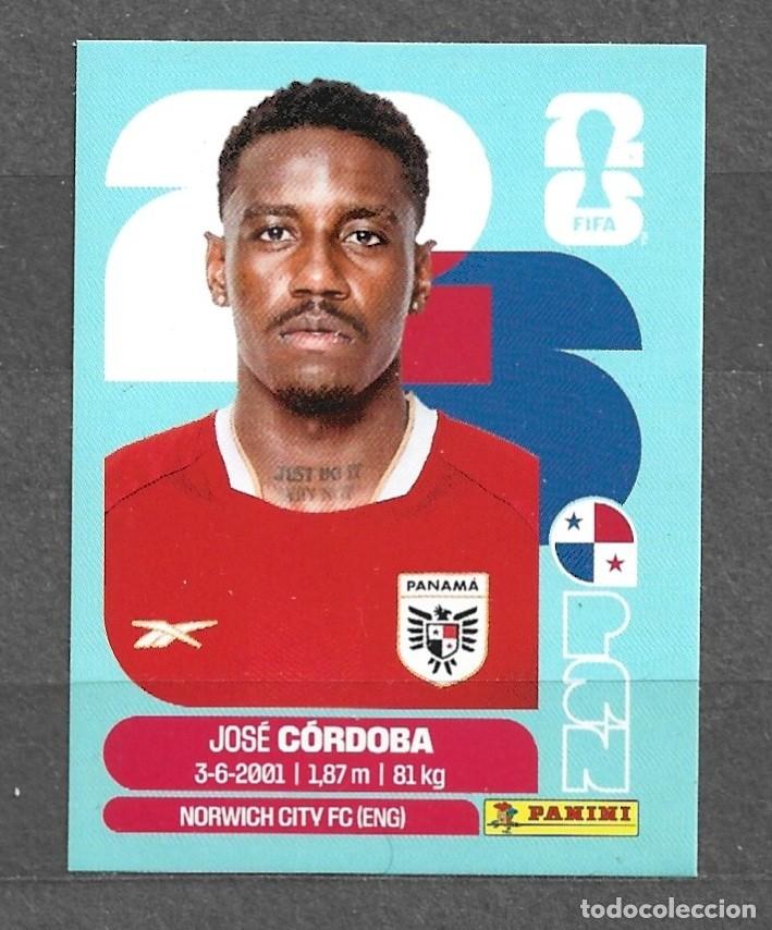 Cromos de f&uacute;tbol: Mundial 2016 - Jos&eacute; C&oacute;rdoba - N&ordm; 8 - Panam&aacute;