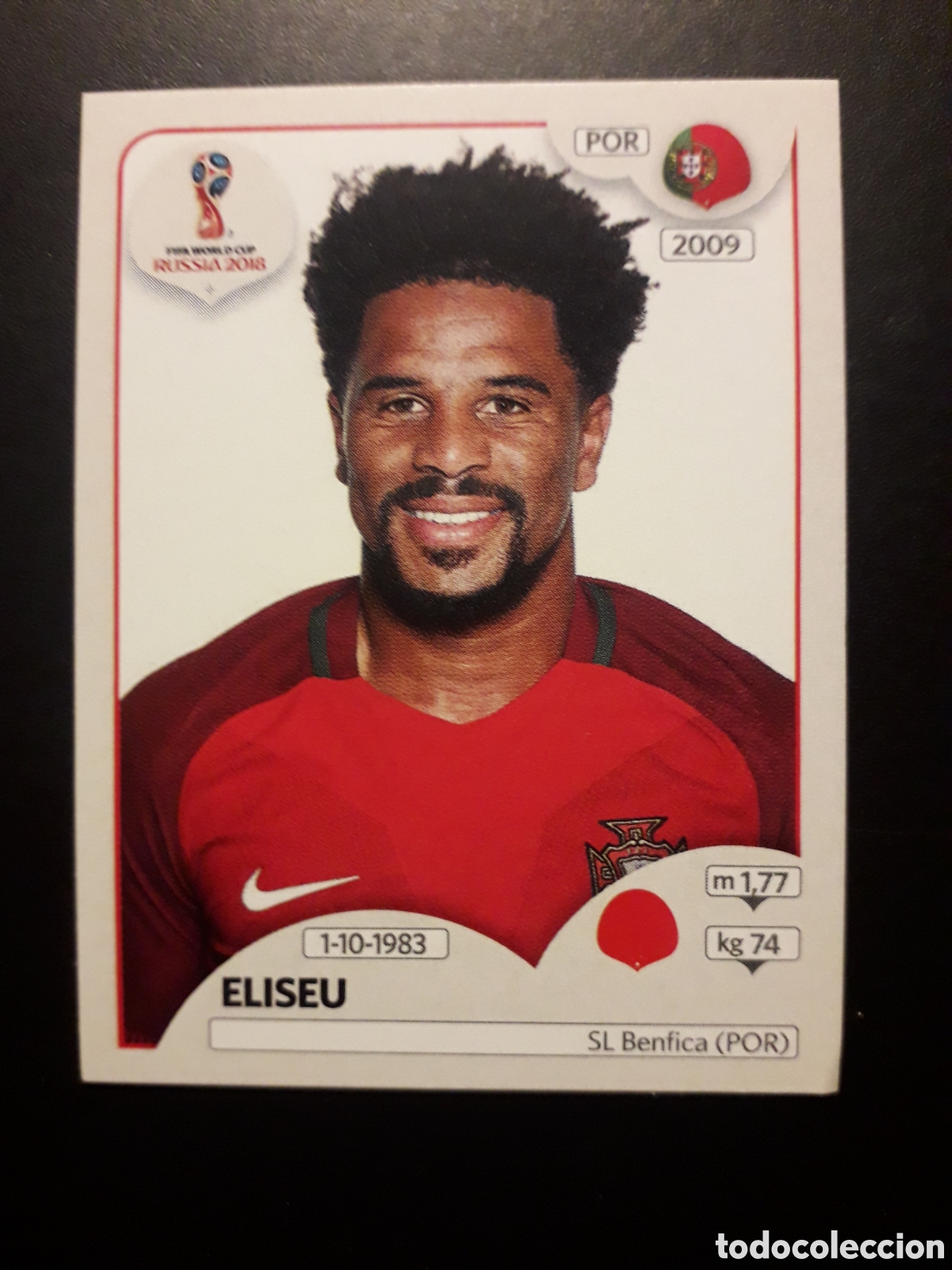 Cromos de f&uacute;tbol: ELISEU PORTUGAL MUNDIAL F&Uacute;TBOL RUSIA RUSSIA 2018 N&deg; 118 PANINI SIN PEGAR, PEDIDO M&Iacute;NIMO 3&euro;