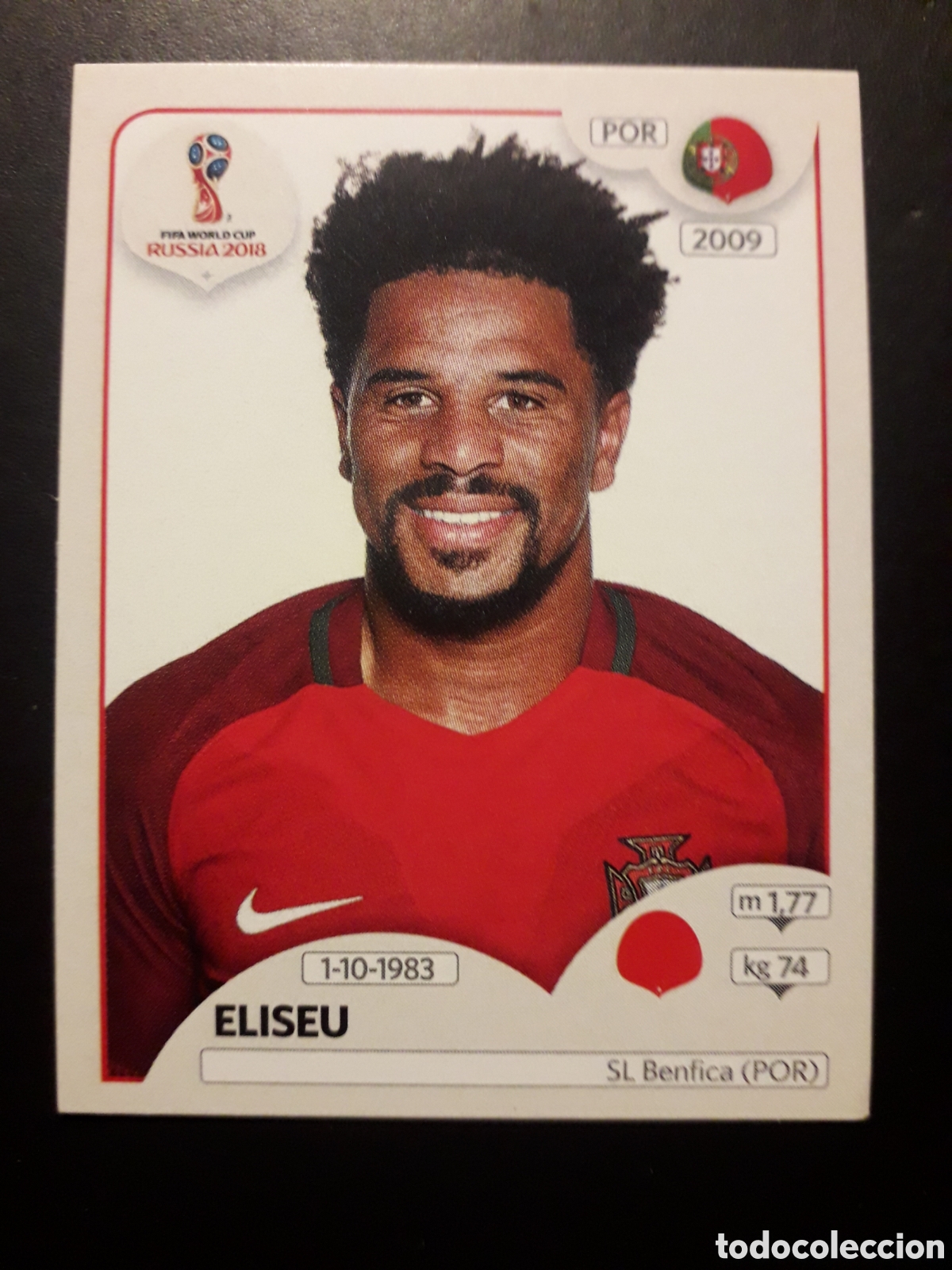 Cromos de f&uacute;tbol: ELISEU PORTUGAL MUNDIAL F&Uacute;TBOL RUSIA RUSSIA 2018 N&deg; 118 PANINI SIN PEGAR, PEDIDO M&Iacute;NIMO 3&euro;