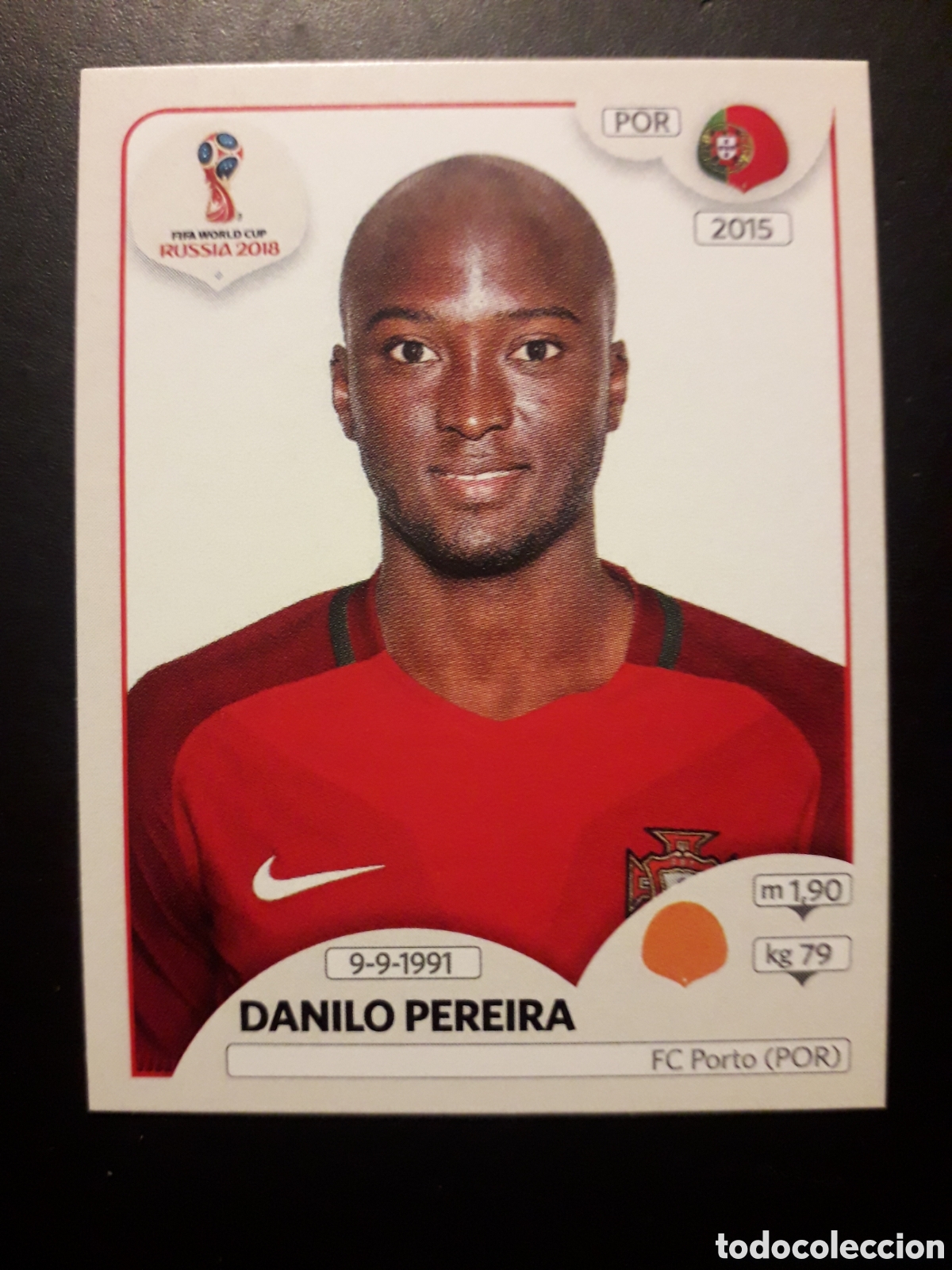 Cromos de f&uacute;tbol: DANILO PEREIRA PORTUGAL MUNDIAL F&Uacute;TBOL RUSIA RUSSIA 2018 N&deg; 123 PANINI SIN PEGAR PEDIDO M&Iacute;NIMO 3&euro;