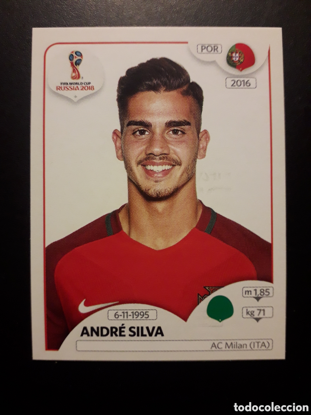 Cromos de f&uacute;tbol: ANDR&Eacute; SILVA PORTUGAL MUNDIAL F&Uacute;TBOL RUSIA RUSSIA 2018 N&deg; 128 PANINI SIN PEGAR, PEDIDO M&Iacute;NIMO 3&euro;
