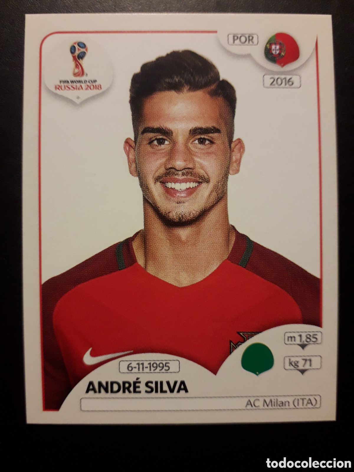 Cromos de f&uacute;tbol: ANDR&Eacute; SILVA PORTUGAL MUNDIAL F&Uacute;TBOL RUSIA RUSSIA 2018 N&deg; 128 PANINI SIN PEGAR, PEDIDO M&Iacute;NIMO 3&euro;