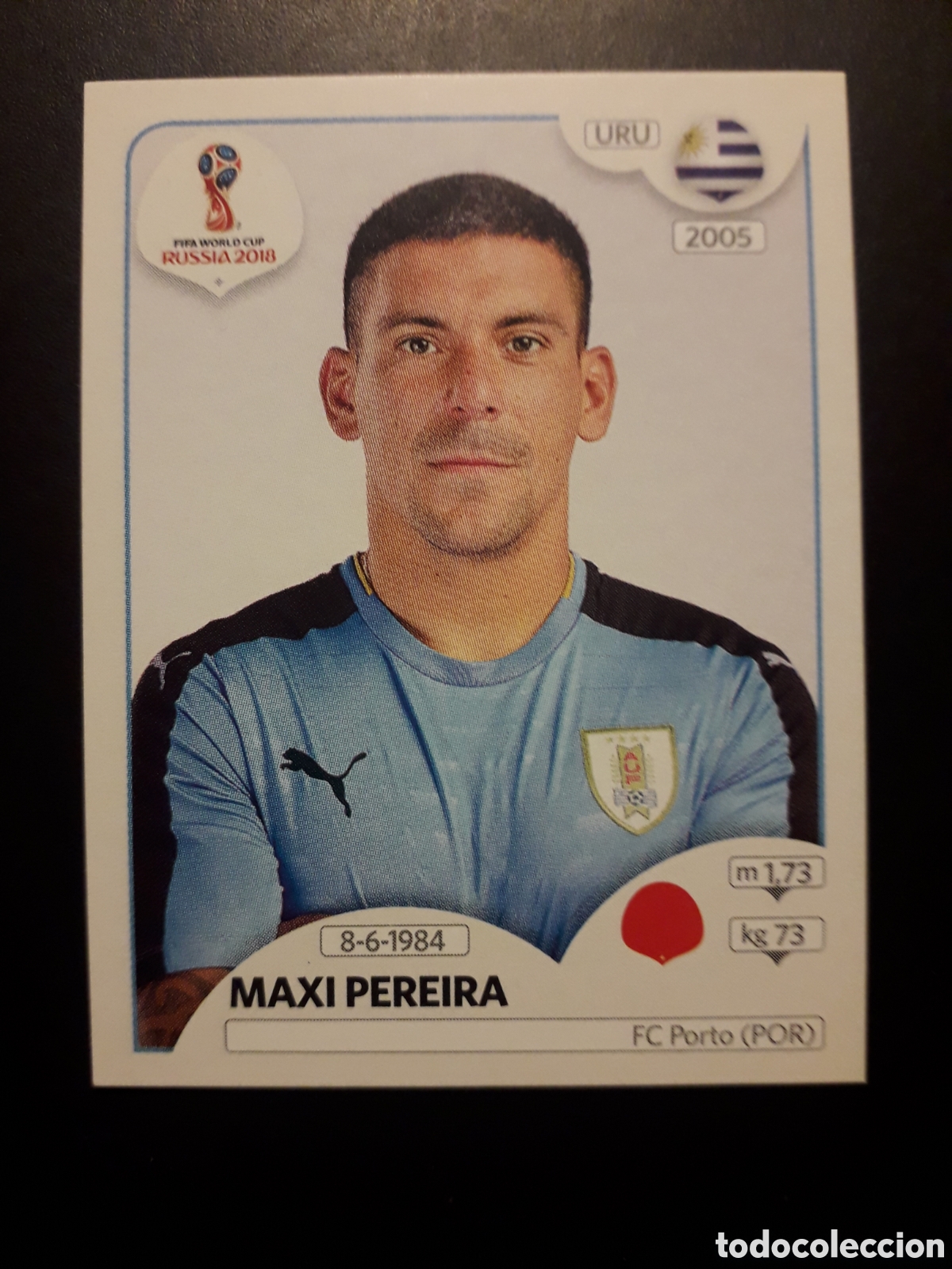 Cromos de f&uacute;tbol: MAXI PEREIRA URUGUAY MUNDIAL F&Uacute;TBOL RUSIA RUSSIA 2018 N&deg; 95 PANINI SIN PEGAR PEDIDO M&Iacute;NIMO 3&euro;