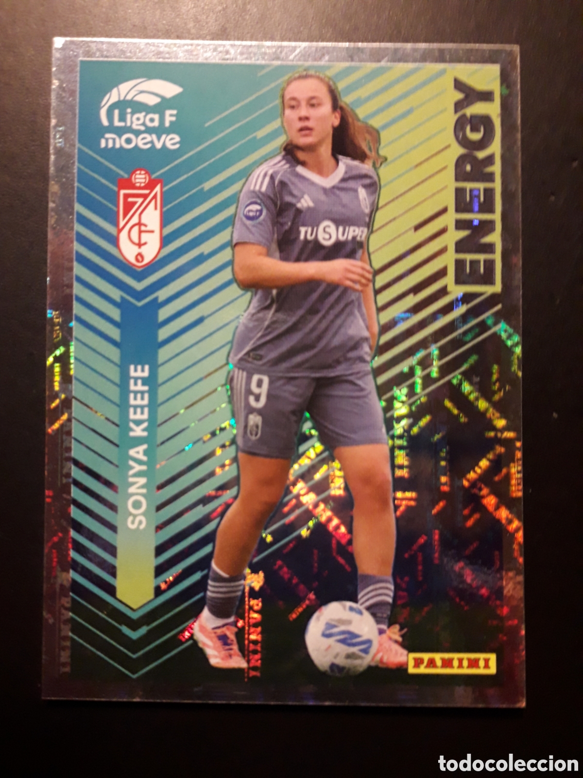 Cromos de f&uacute;tbol: SONYA KEEFE GRANADA, ENERGY N&deg; 352 LIGA F FEMENINA 2025 2026 25 26 PANINI SIN PEGAR PEDIDO M&Iacute;NIMO 3&euro;