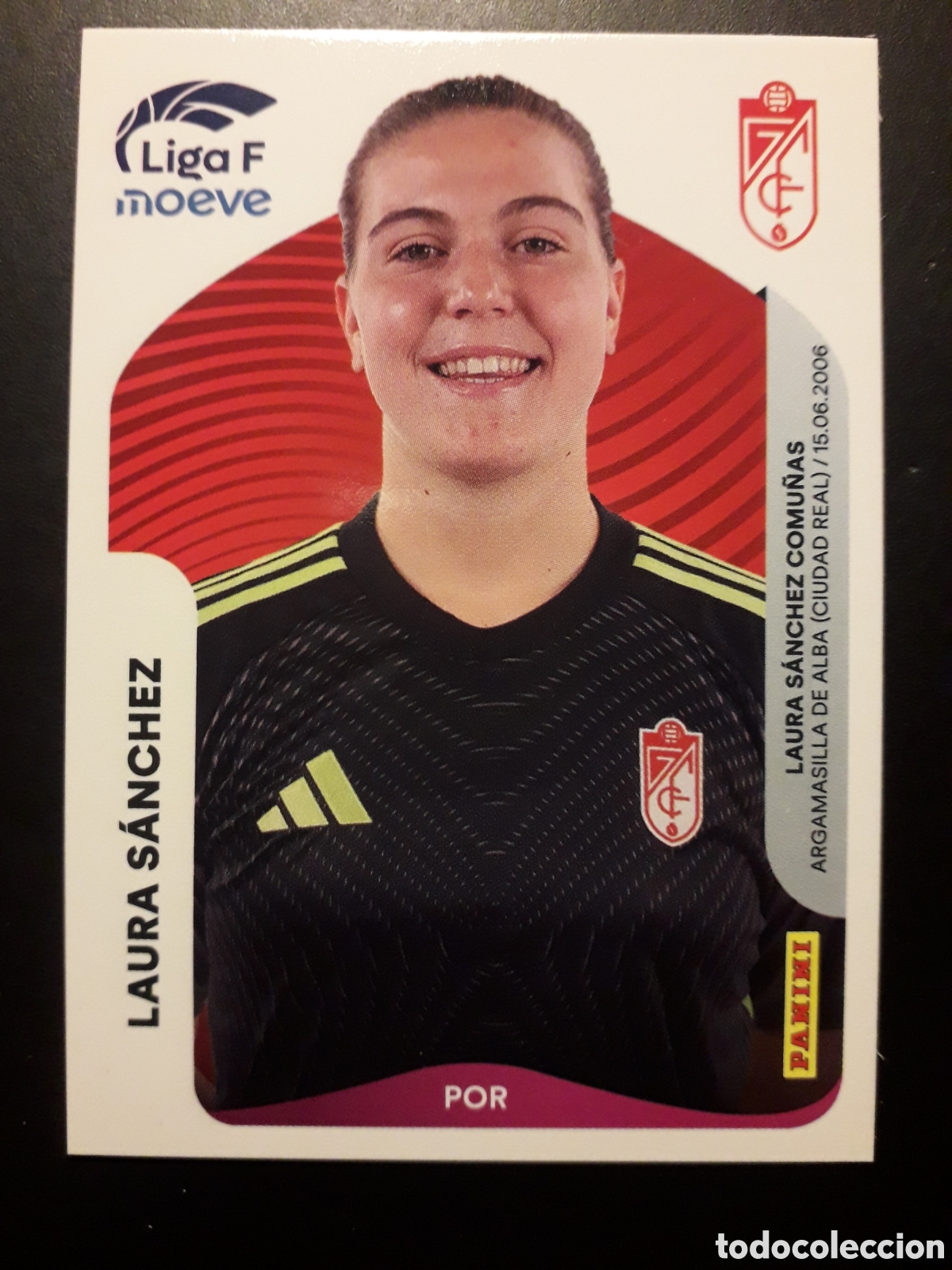Cromos de f&uacute;tbol: LAURA S&Aacute;NCHEZ GRANADA N&deg; 205 LIGA F FEMENINA 2025 2026 25 26 PANINI SIN PEGAR PEDIDO M&Iacute;NIMO 3&euro;
