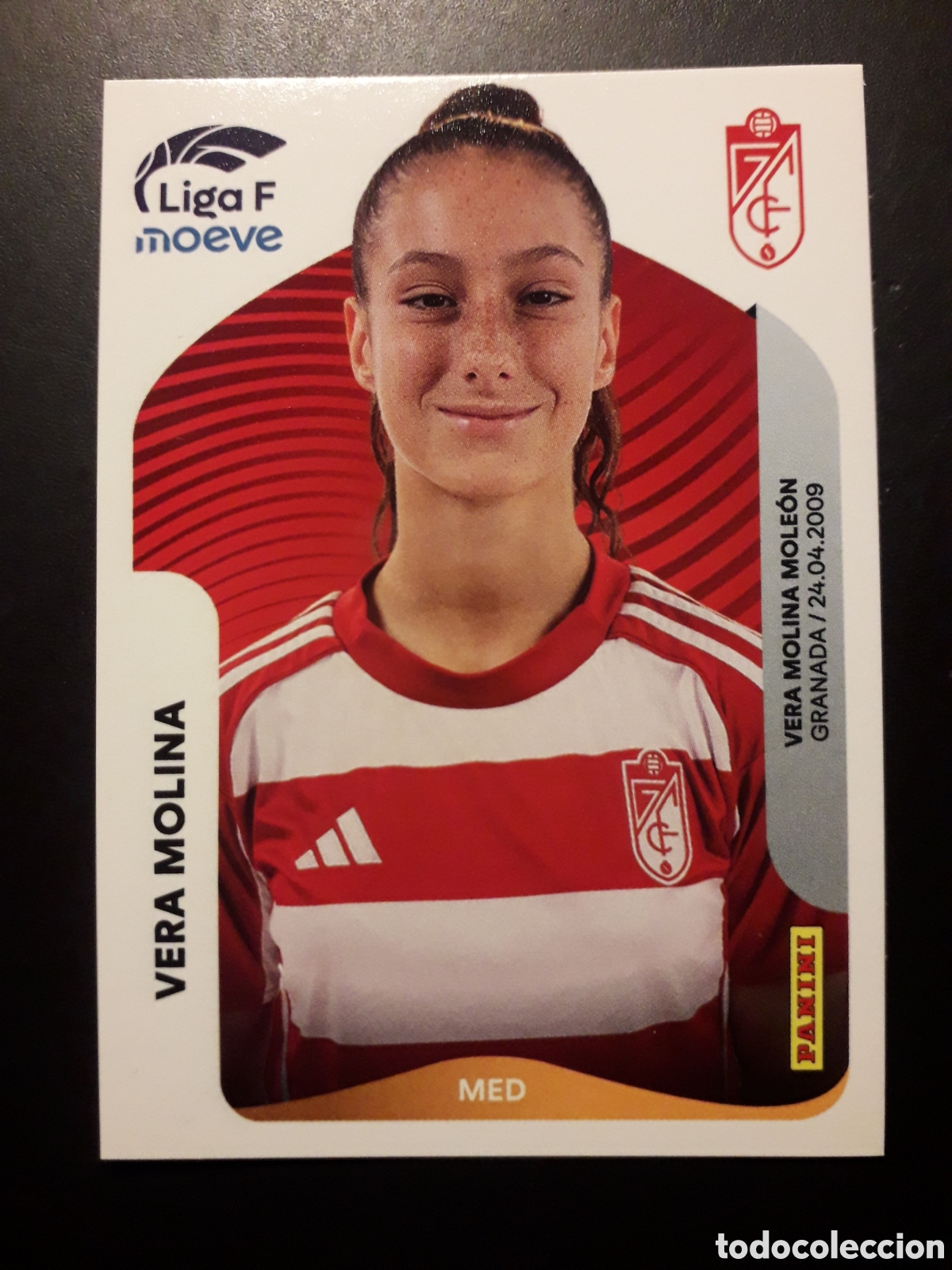 Cromos de f&uacute;tbol: VERA MOLINA GRANADA N&deg; 216 LIGA F FEMENINA 2025 2026 25 26 PANINI SIN PEGAR PEDIDO M&Iacute;NIMO 3&euro;