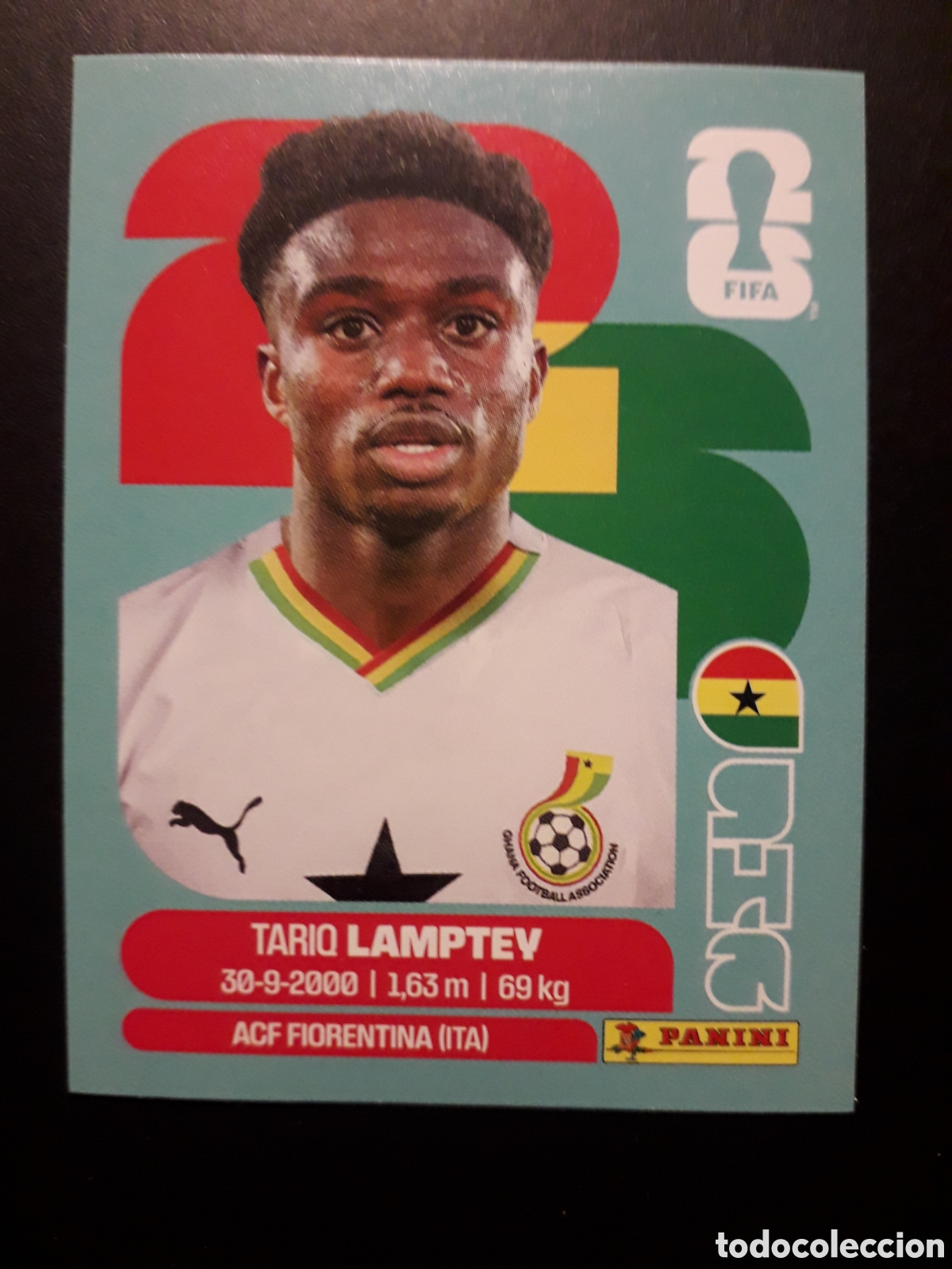 Cromos de f&uacute;tbol: LAMPTEV GHANA GHA 3 MUNDIAL F&Uacute;TBOL 2026 FIFA WORLD CUP PANINI SIN PEGAR PEDIDO M&Iacute;NIMO 3&euro;