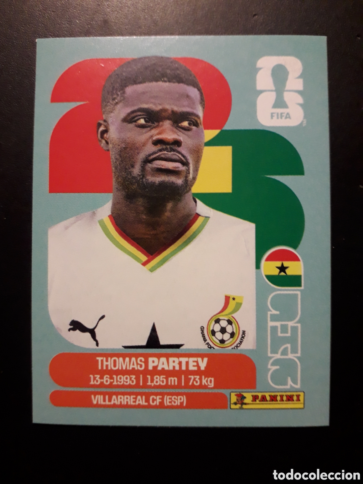 Cromos de f&uacute;tbol: PARTEV GHANA GHA 10 MUNDIAL F&Uacute;TBOL 2026 FIFA WORLD CUP PANINI SIN PEGAR PEDIDO M&Iacute;NIMO 3&euro;.