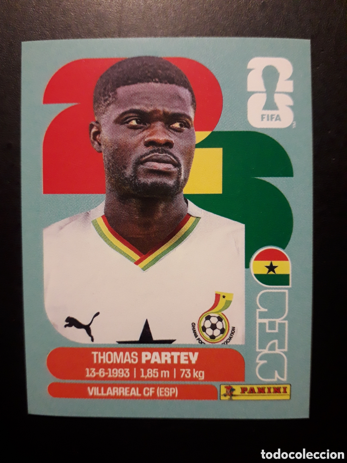 Cromos de f&uacute;tbol: PARTEV GHANA GHA 10 MUNDIAL F&Uacute;TBOL 2026 FIFA WORLD CUP PANINI SIN PEGAR PEDIDO M&Iacute;NIMO 3&euro;.