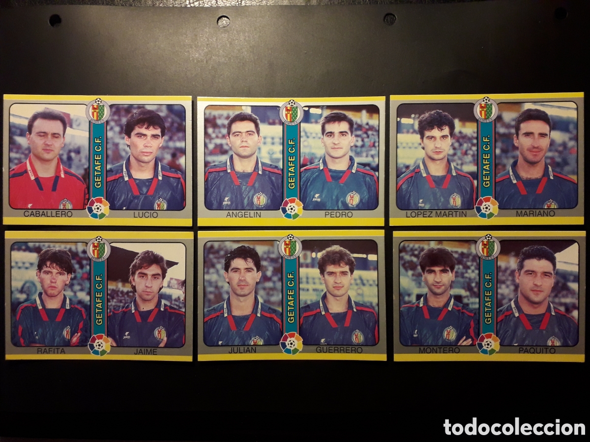 Cromos de f&uacute;tbol: 6 CROMOS GETAFE F&Uacute;TBOL TOTAL MUNDICROMO MC 94 95 1995 EQUIPO COMPLETO PEDIDO M&Iacute;NIMO 3&euro;