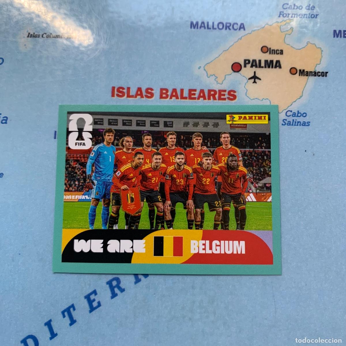 Cromos de f&uacute;tbol: B&eacute;lgica n&uacute;mero 13 cromo panini Mundial Fifa World Cup 2026