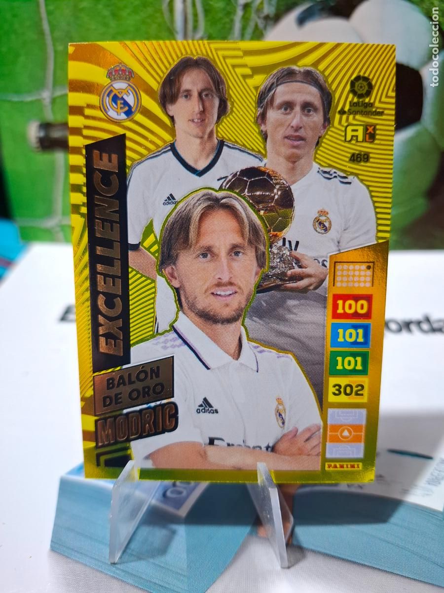 Cromos de f&uacute;tbol: MODRIC REAL MADRID BALON DE ORO EXCELENCE 469 ADRENALYN XL LIGA 2022 2023 22 23 PANINI