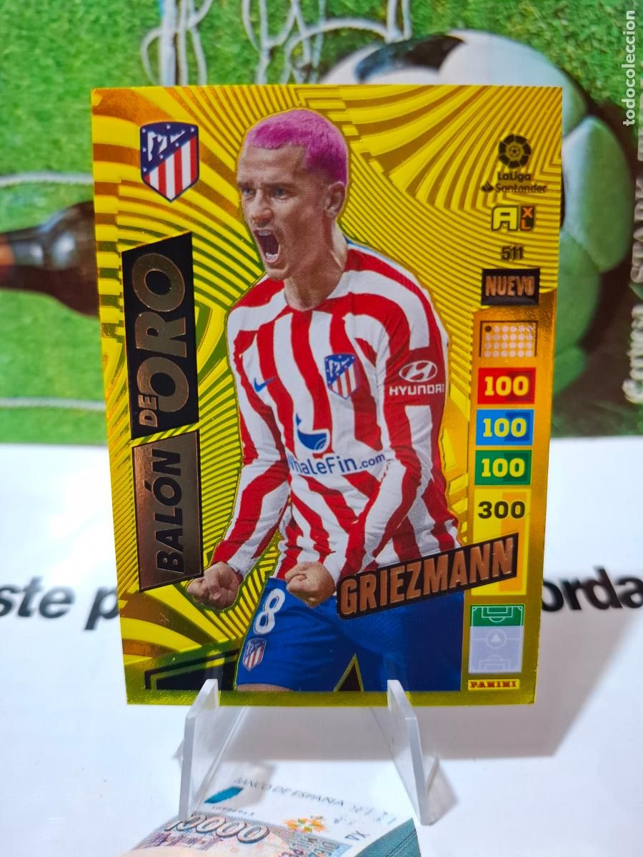 Cromos de f&uacute;tbol: GRIEZMANN ATLETICO MADRID BALON DE ORO 464 ADRENALYN XL LIGA 2022 2023 22 23 PANINI