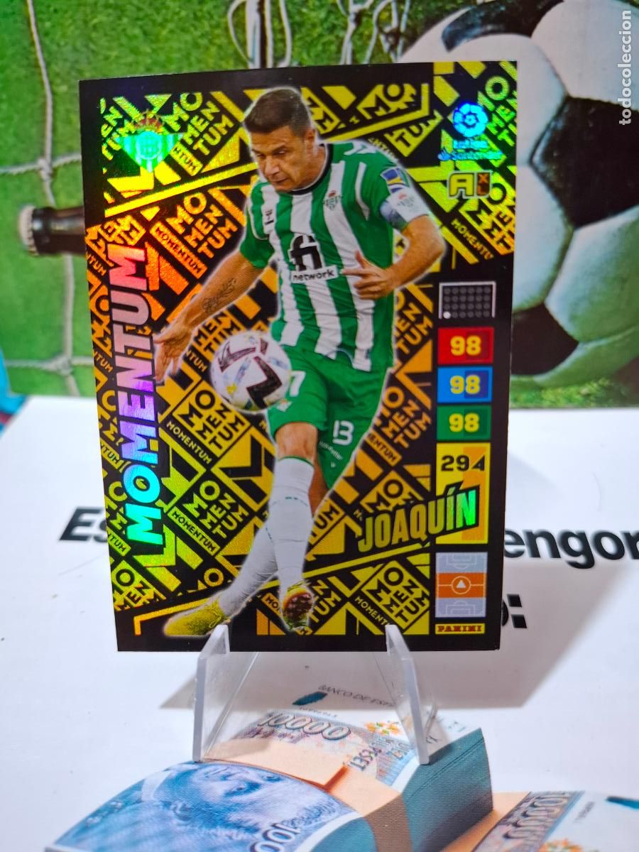 Cromos de f&uacute;tbol: JOAQUIN BETIS MOMENTUM ADRENALYN XL LIGA 2022 2023 22 23 PANINI