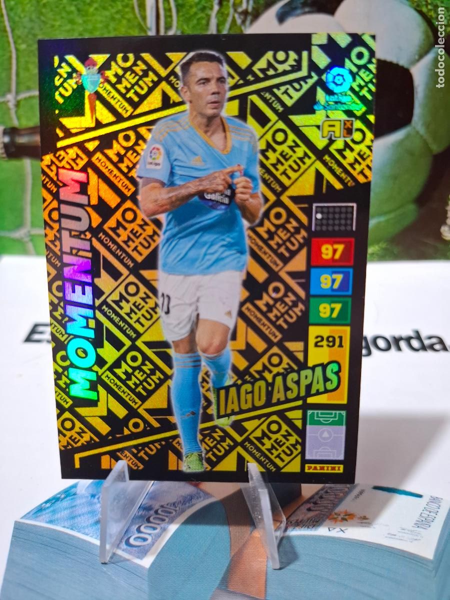 Cromos de f&uacute;tbol: IAGOA ASPAS CELTA MOMENTUM ADRENALYN XL LIGA 2022 2023 22 23 PANINI