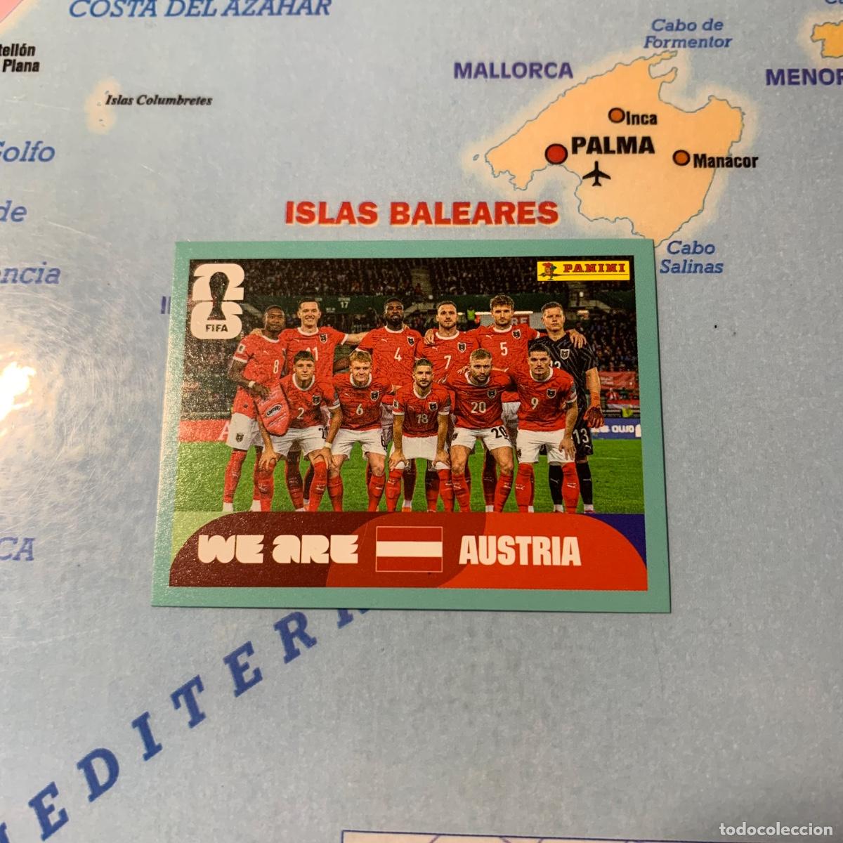Cromos de f&uacute;tbol: Austria n&uacute;mero 13 cromo panini Mundial Fifa World Cup 2026