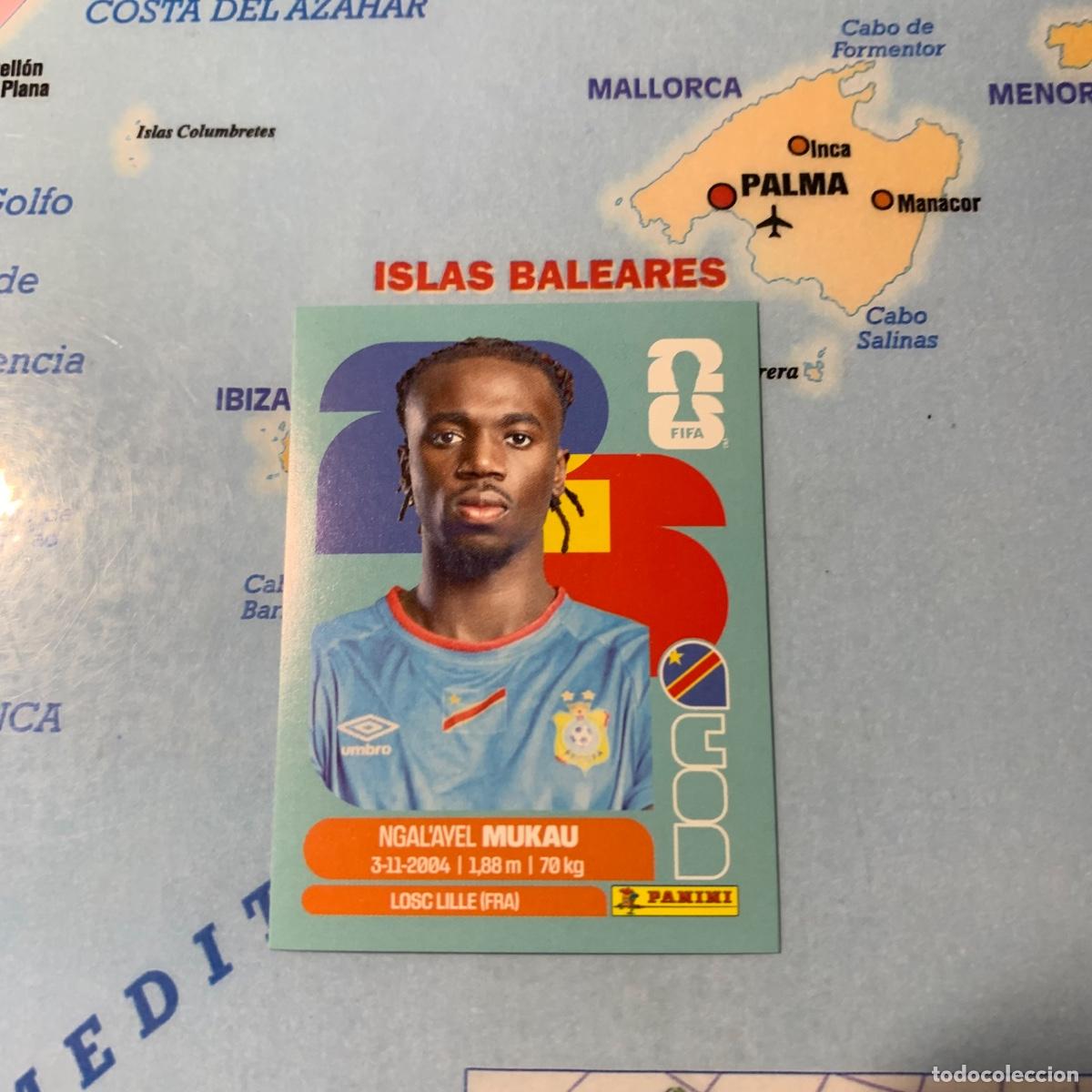 Football Stickers: Congo n&uacute;mero 9 cromo panini Mundial Fifa World Cup 2026