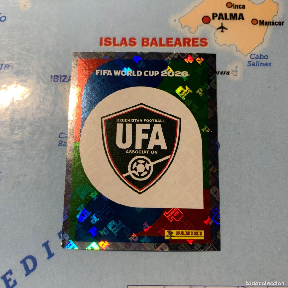 Cromos de f&uacute;tbol: Uzbekist&aacute;n n&uacute;mero 1 cromo panini Mundial Fifa World Cup 2026