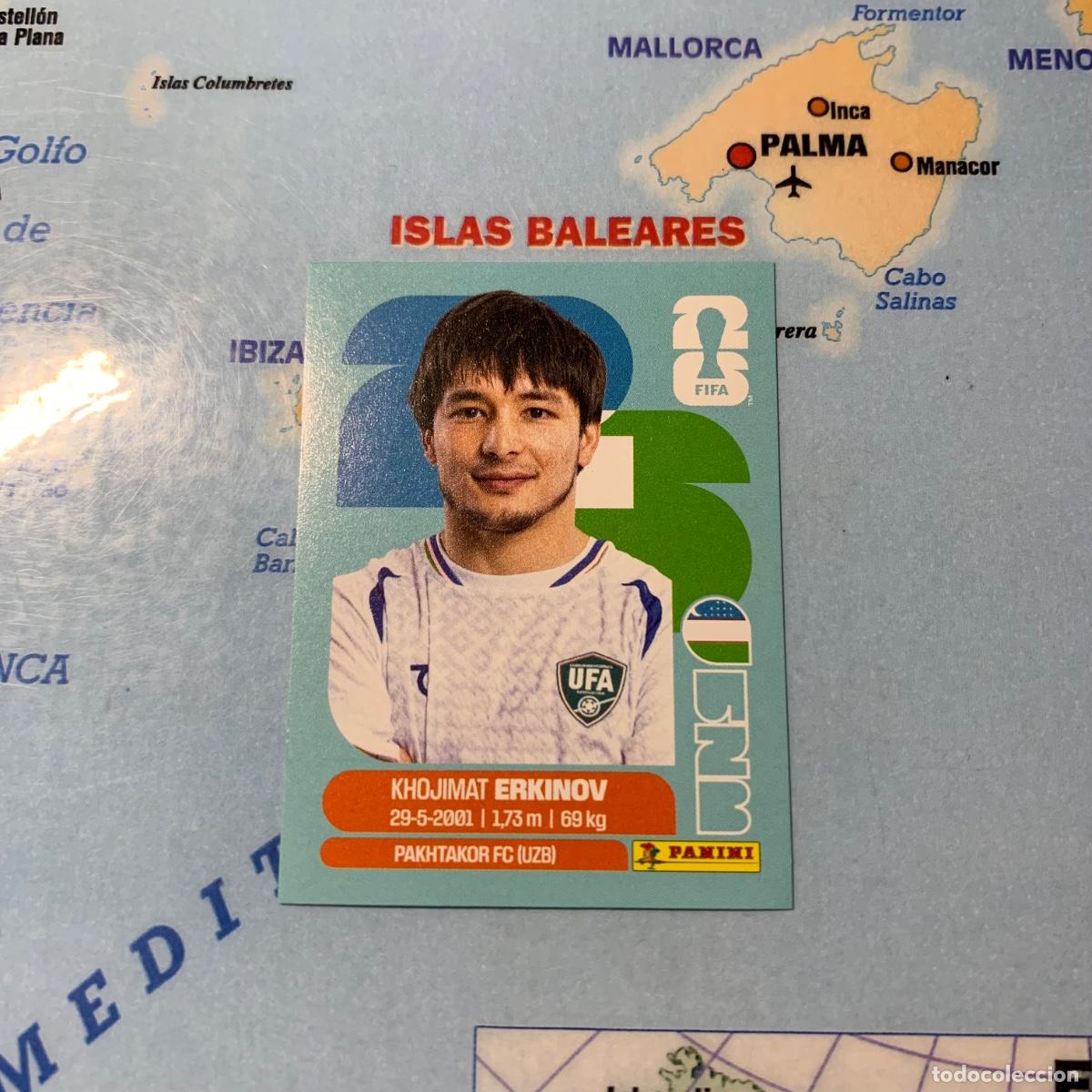 Cromos de f&uacute;tbol: Uzbekist&aacute;n n&uacute;mero 15 cromo panini Mundial Fifa World Cup 2026