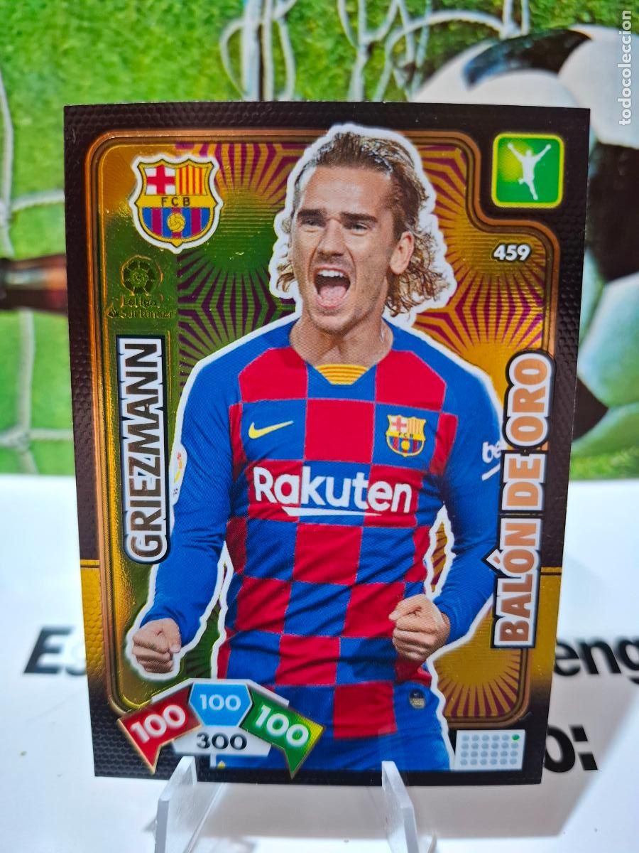 Cromos de f&uacute;tbol: GRIEZMANN BARCELONA BALON DE ORO FIRMADO ADRENALYN XL LIGA 2019 2020 19 20 PANINI
