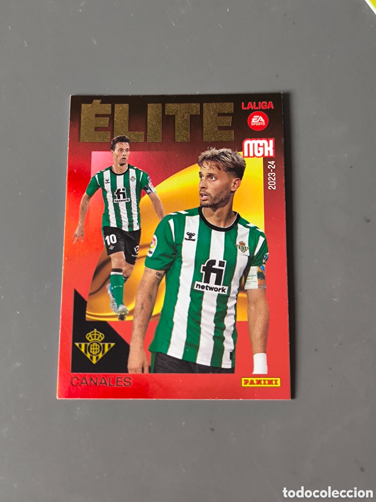 Cromos de f&uacute;tbol: CANALES 1 Elite Real Betis Megacracks MGK 23 24