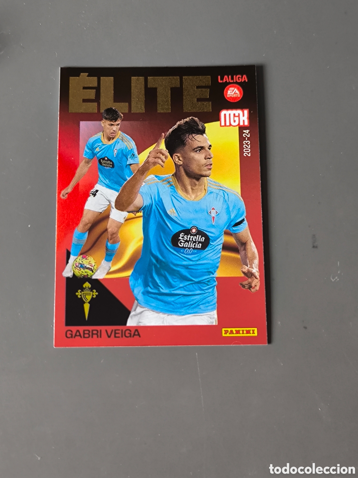 Football Stickers: GABRI VEIGA 4 &Eacute;lite Celta Megacracks MGK 23 24