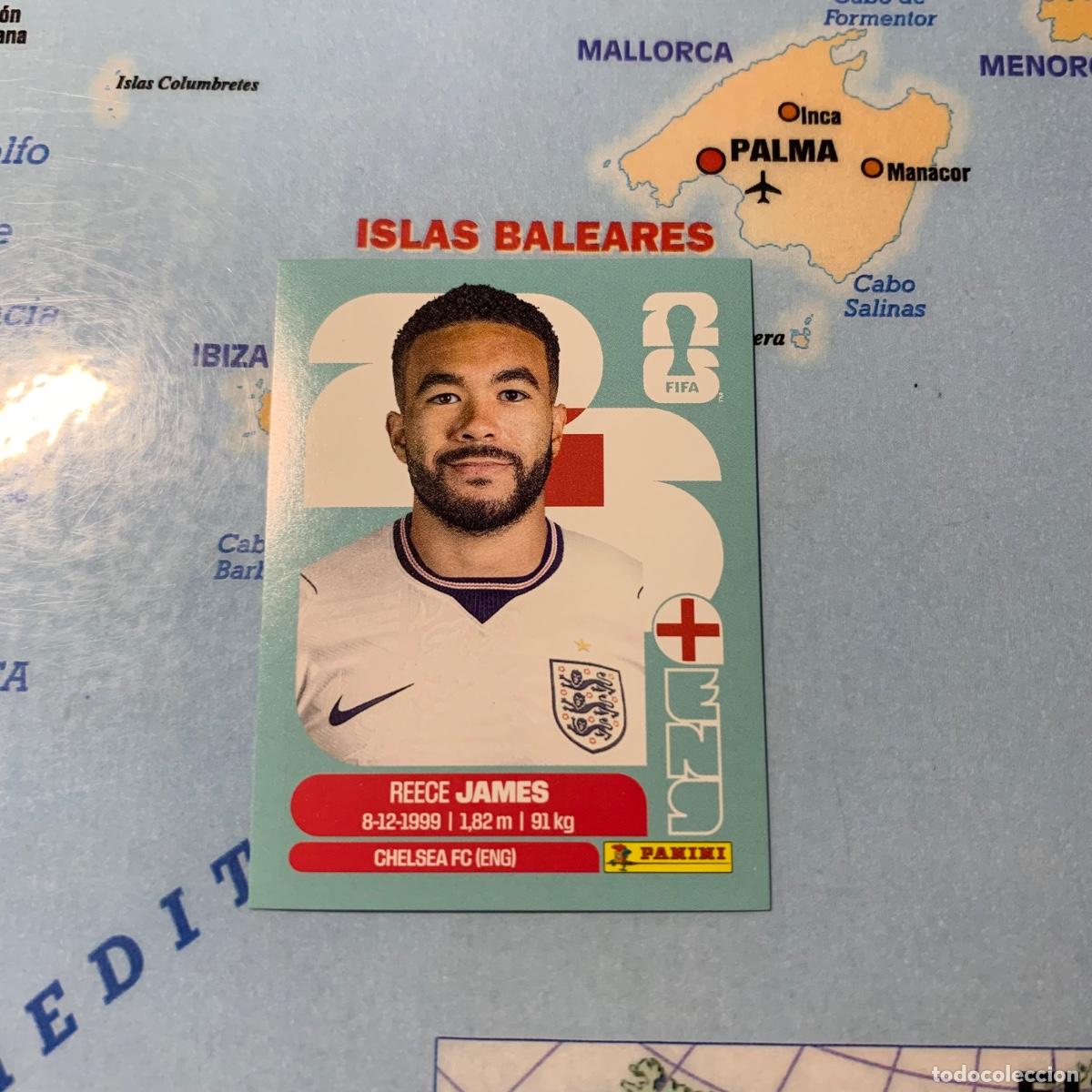 Football Stickers: Inglaterra n&uacute;mero 7 cromo panini Mundial Fifa World Cup 2026