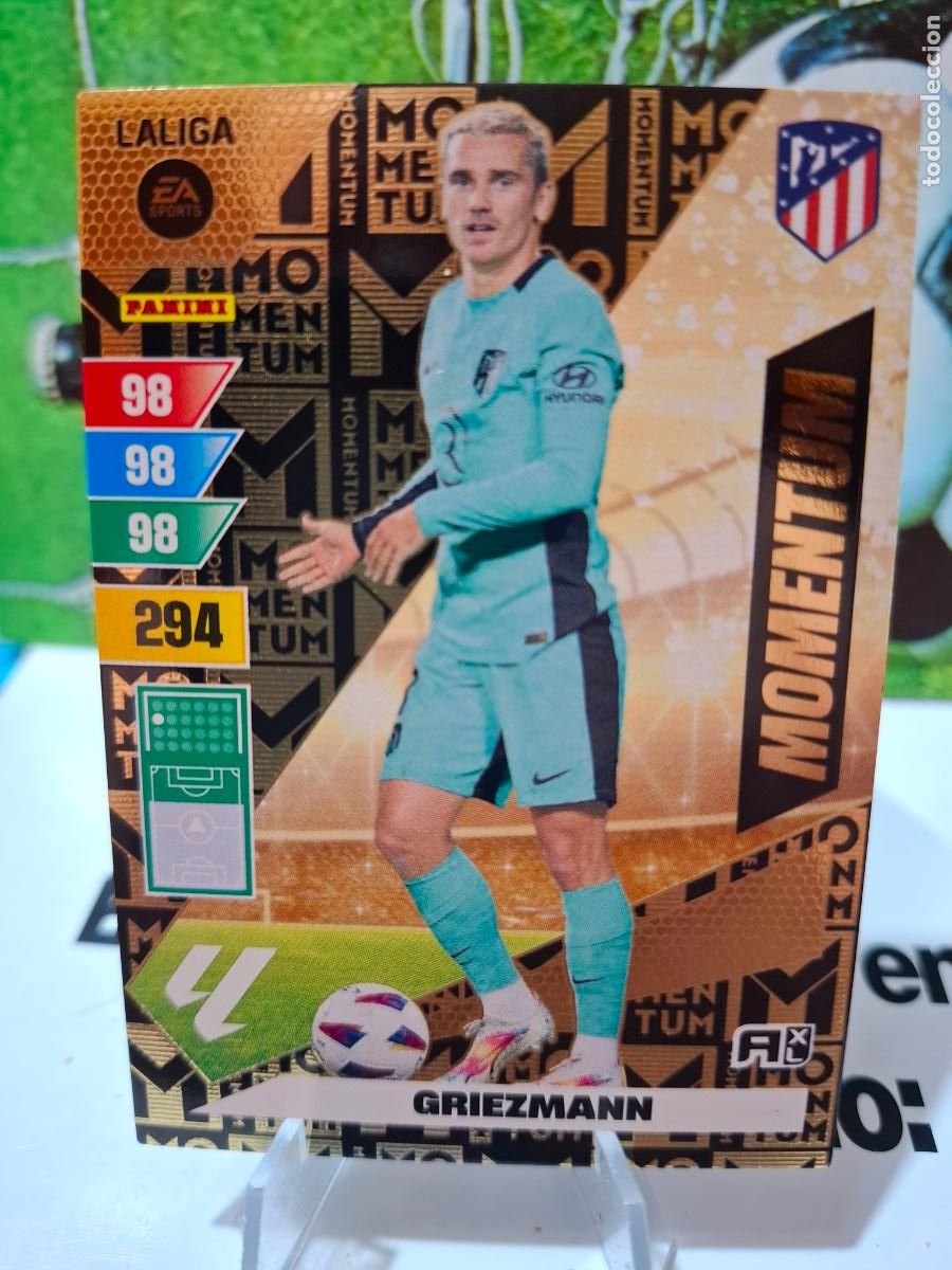 Fu&szlig;ball-Sticker: GRIEZMANN ATLETICO MADRID MOMENTUM ADRENALYN XL LIGA 2023 2024 23 24 PANINI