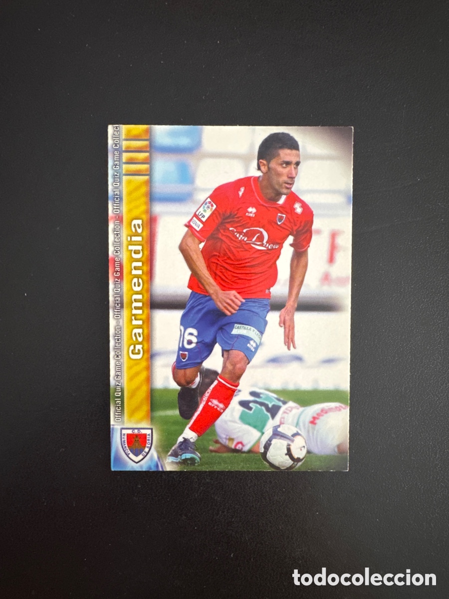 Football Stickers: GARMENDIA NUMANCIA NUMERO 746 MUNDICROMO 2009 2010 LAS FICHAS QUIZ DE LA LIGA 2010