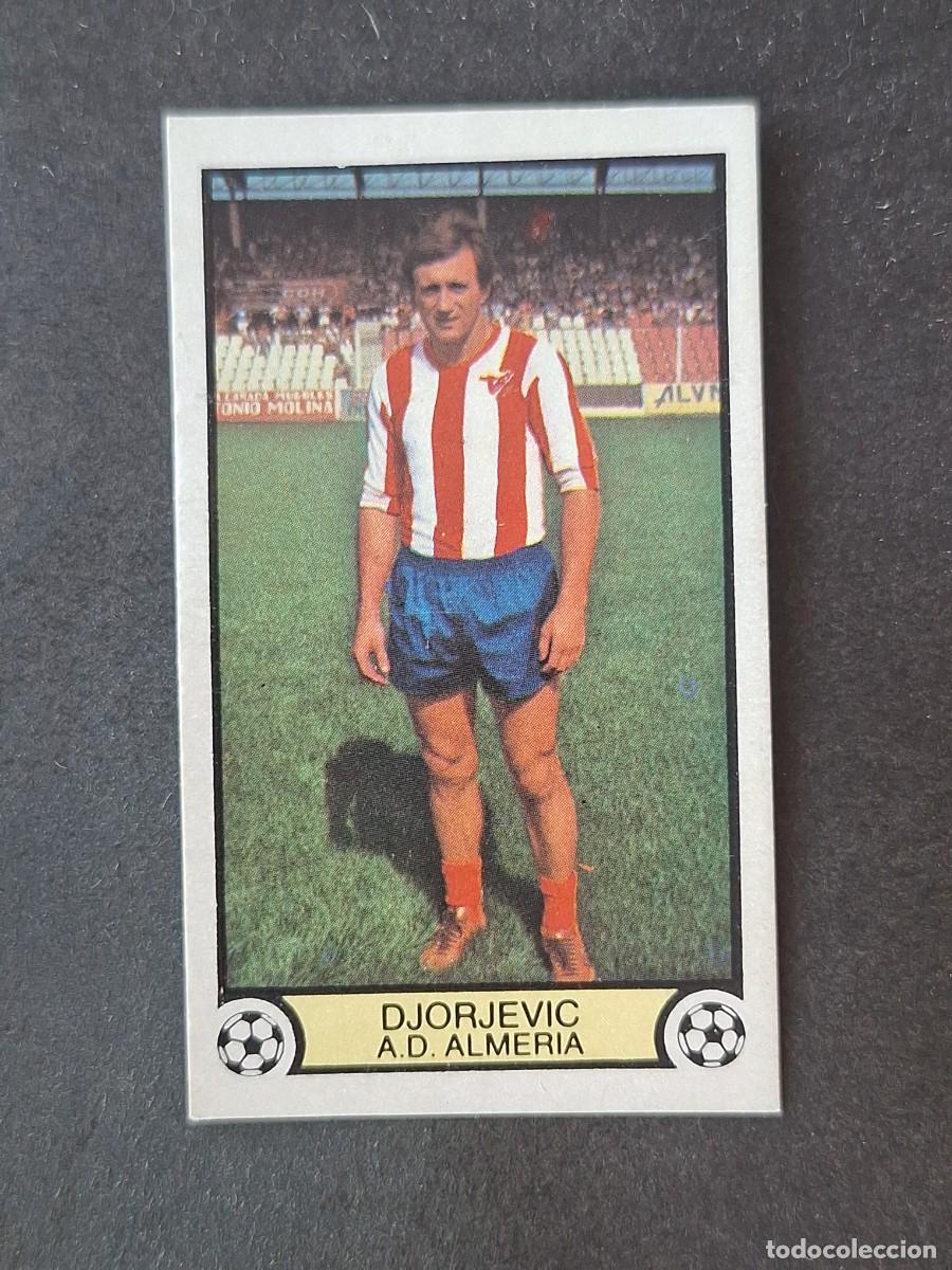 Football Stickers: L3 DJORJEVIC U. D ALMERIA FICHAJE 13 LIGA ESTE 1979 1980 79 80 DESPEGADO RECUPERADO