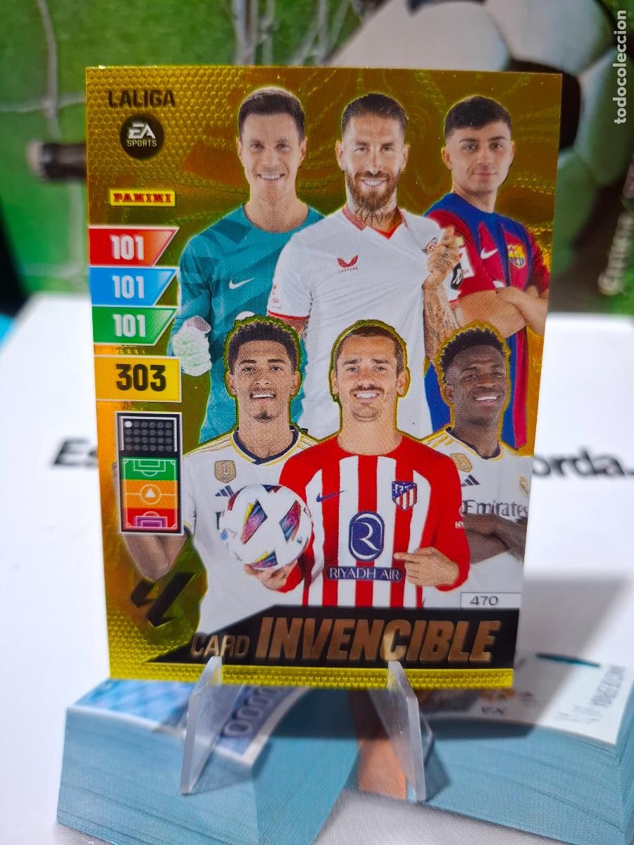 Football Stickers: CARD CARTA INVENCIBLE 470 BALON DE ORO ADRENALYN XL LIGA 2023 2024 23 24 PANINI