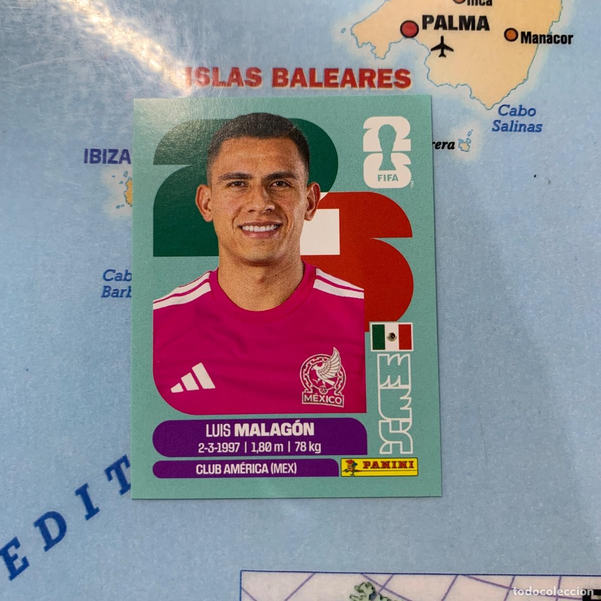 Football Stickers: Malagon numero 2 de Mexico cromo panini Mundial Fifa World Cup 2026