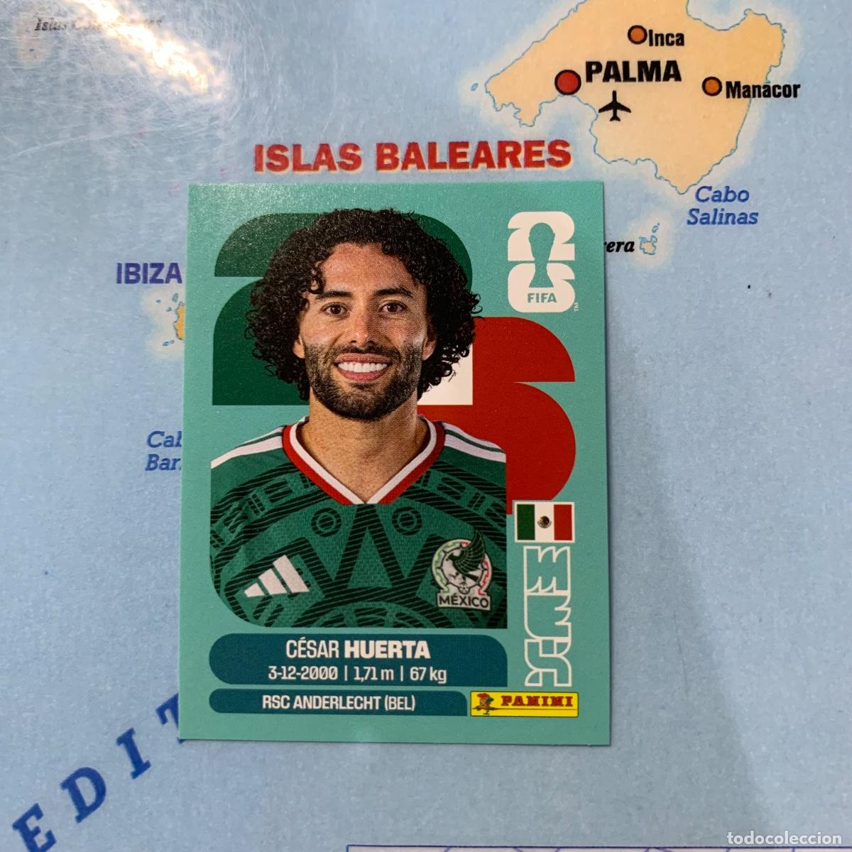 Cartes &agrave; collectionner de Football: Huerta numero 20 de Mexico cromo panini Mundial Fifa World Cup 2026
