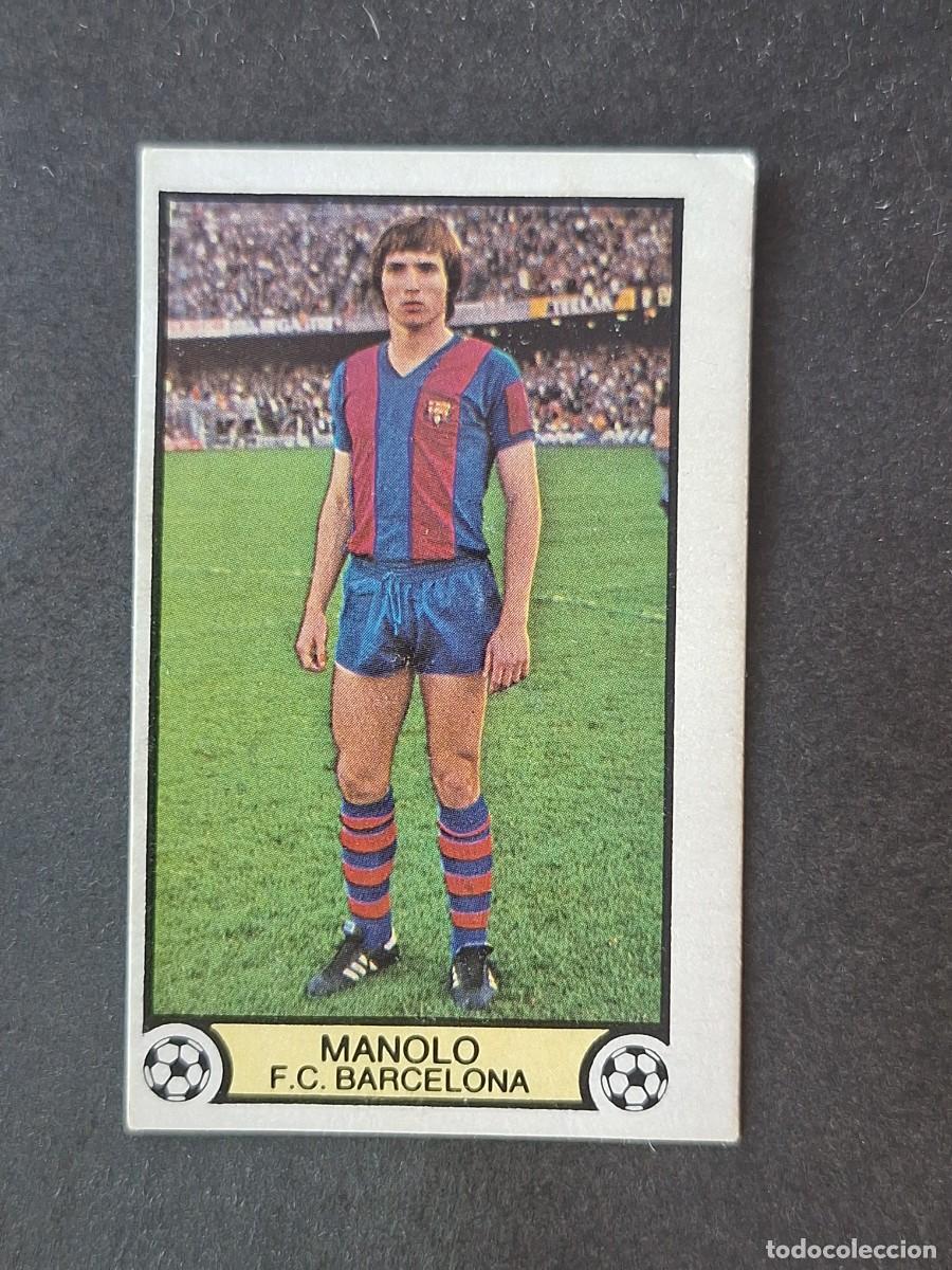 Cartes &agrave; collectionner de Football: L3 MANOLO F. C. BARCELONA FICHAJE 24 LIGA ESTE 1979 1980 79 80 DESPEGADO RECUPERADO