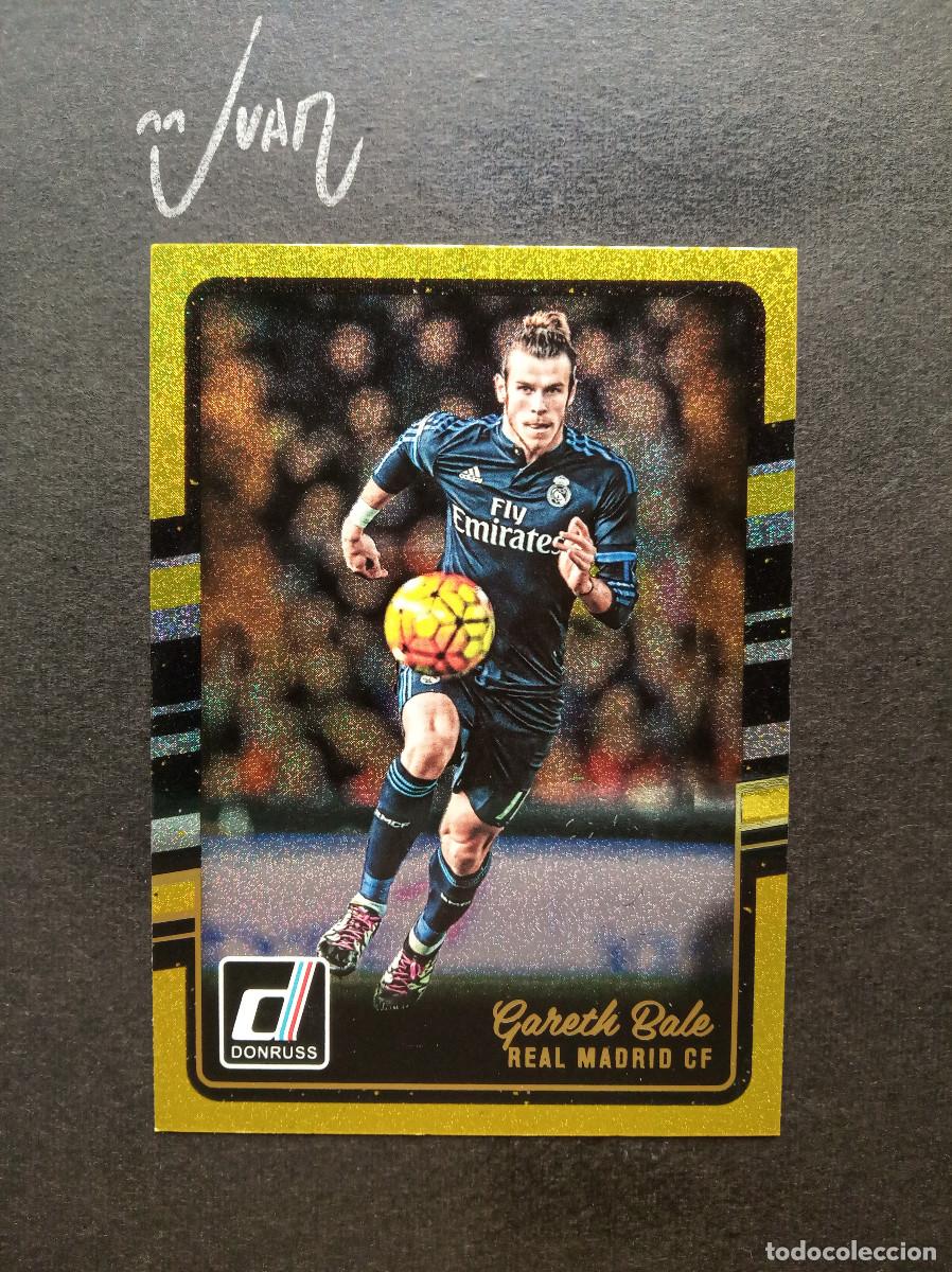 Cromos de f&uacute;tbol: N&ordm; 139 PARALELA GOLD DORADA BALE REAL MADRID GALES ⚽ PANINI &reg; DONRUSS FIFA 2016 2017 LIGA 16 17
