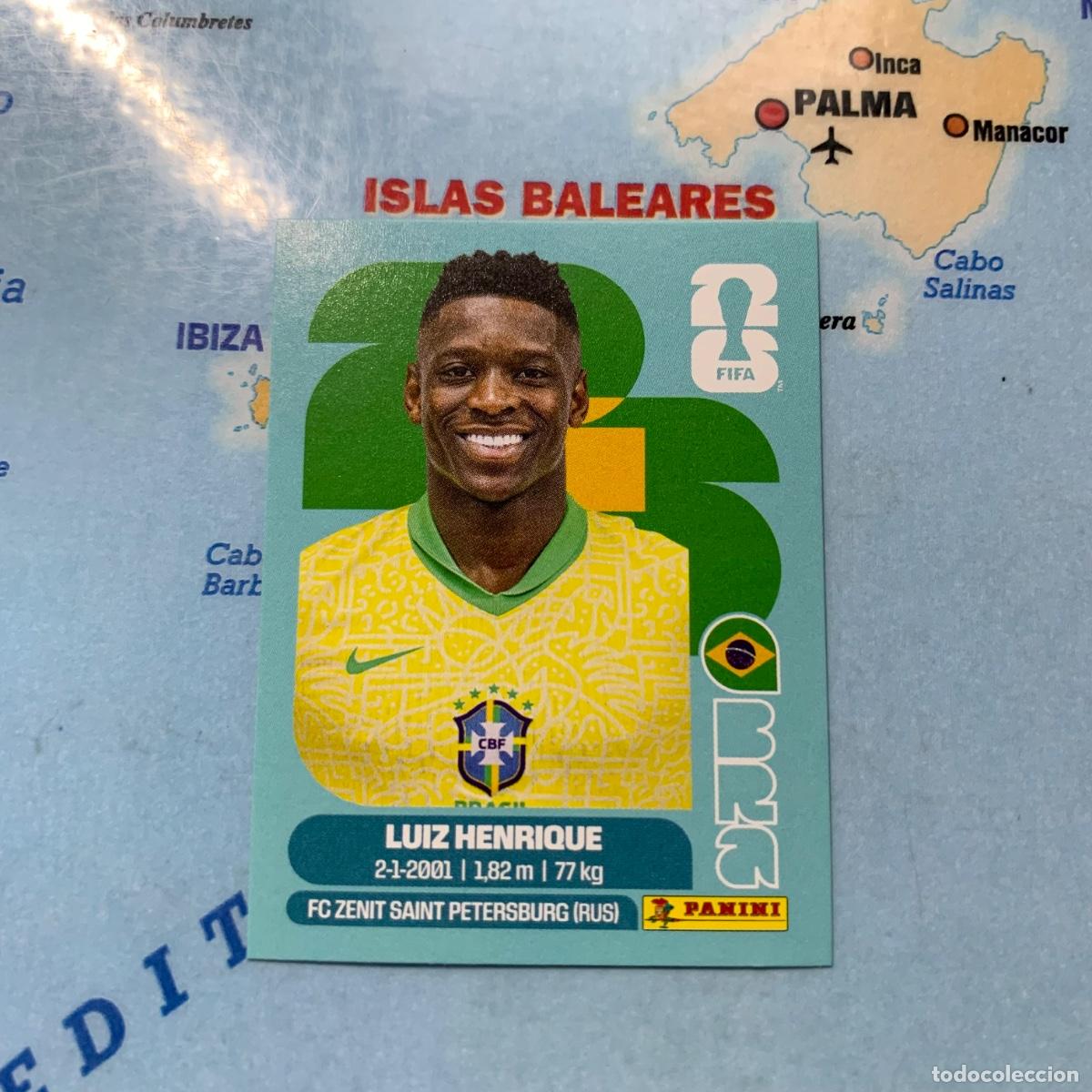 Cromos de f&uacute;tbol: Luiz Henrique n&uacute;mero 12 de Brasil cromo panini Mundial Fifa World Cup 2026