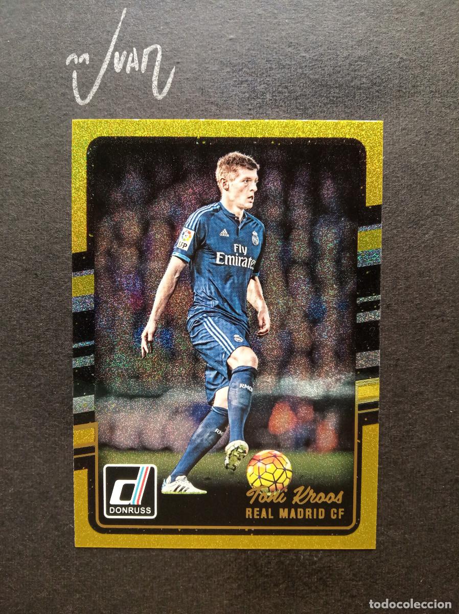 Cromos de f&uacute;tbol: N&ordm; 147 PARALELA GOLD DORADA KROOS REAL MADRID ALEMANIA ⚽ PANINI &reg; DONRUSS FIFA 2016 2017 LIGA 16 17