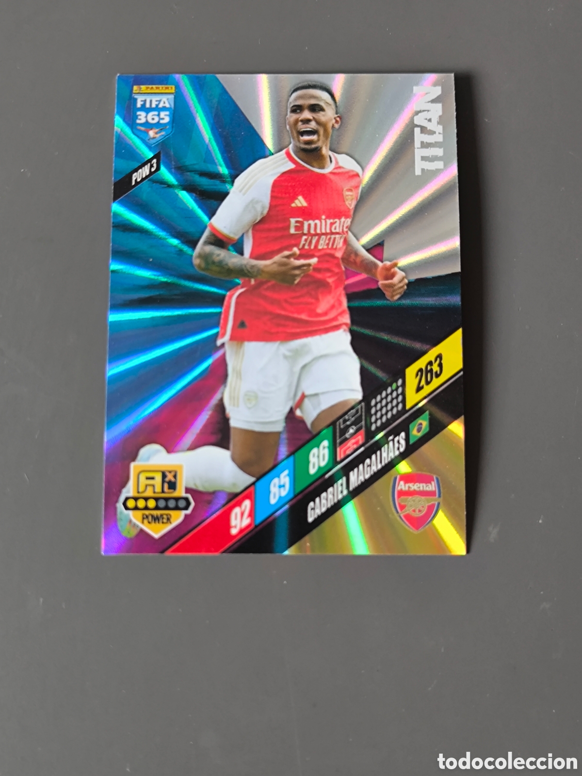 Cromos de f&uacute;tbol: MAGALHAES Tit&aacute;n 3 Arsenal FIFA 365 2024