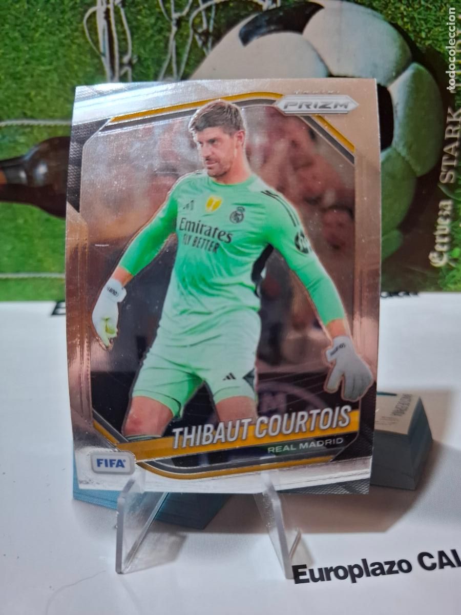 Football Stickers: 190 Thibaut Courtois Real Madrid PANINI PRIZM FIFA Soccer 2025 2026 LIGA CHAMPIONS 25 26