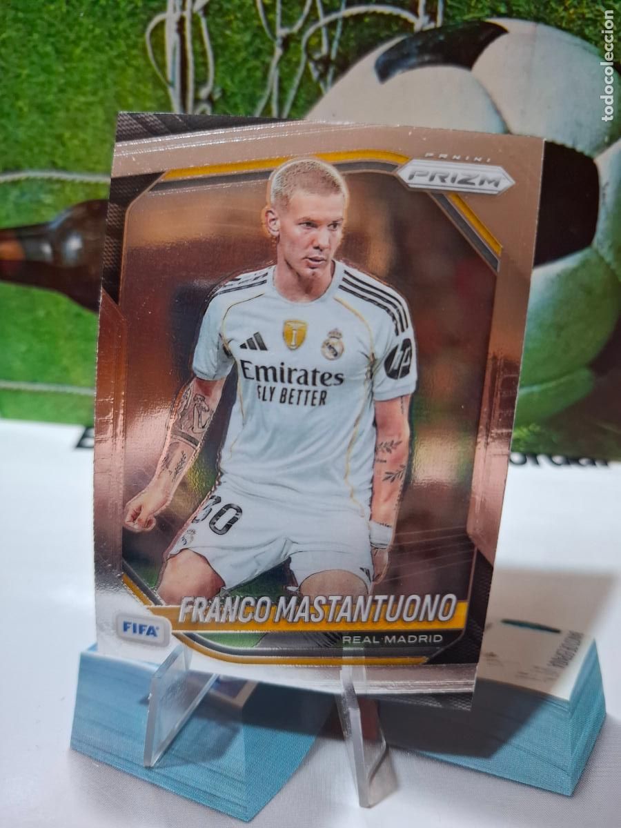 Cromos de f&uacute;tbol: 194 Franco Mastantuono Real Madrid PANINI PRIZM FIFA Soccer 2025 2026 LIGA CHAMPIONS 25 26