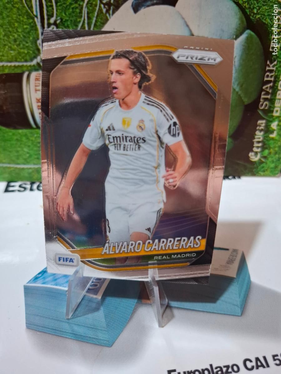 Cromos de f&uacute;tbol: 189 Alvaro Carreras Real Madrid PANINI PRIZM FIFA Soccer 2025 2026 LIGA CHAMPIONS 25 26