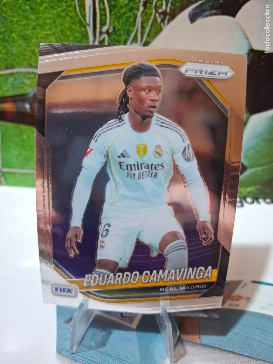 Cromos de f&uacute;tbol: 188 Eduardo Camavinga Real Madrid PANINI PRIZM FIFA Soccer 2025 2026 LIGA CHAMPIONS 25 26