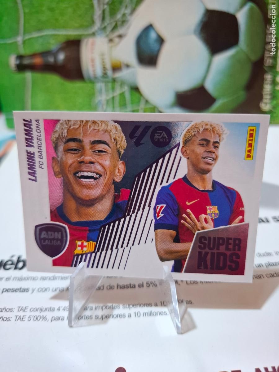 Cromos de f&uacute;tbol: SUPER KIDS LAMINE YAMAL FC BARCELONA 14 liga 2025 2026 25 26 ediciones este PANINI