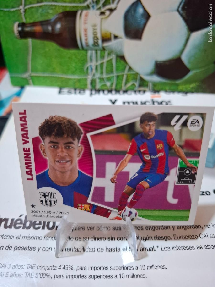 Figurine di Calcio: LAMINE YAMAL 20 BARCELONA liga 2024 2025 24 25 ediciones este PANINI