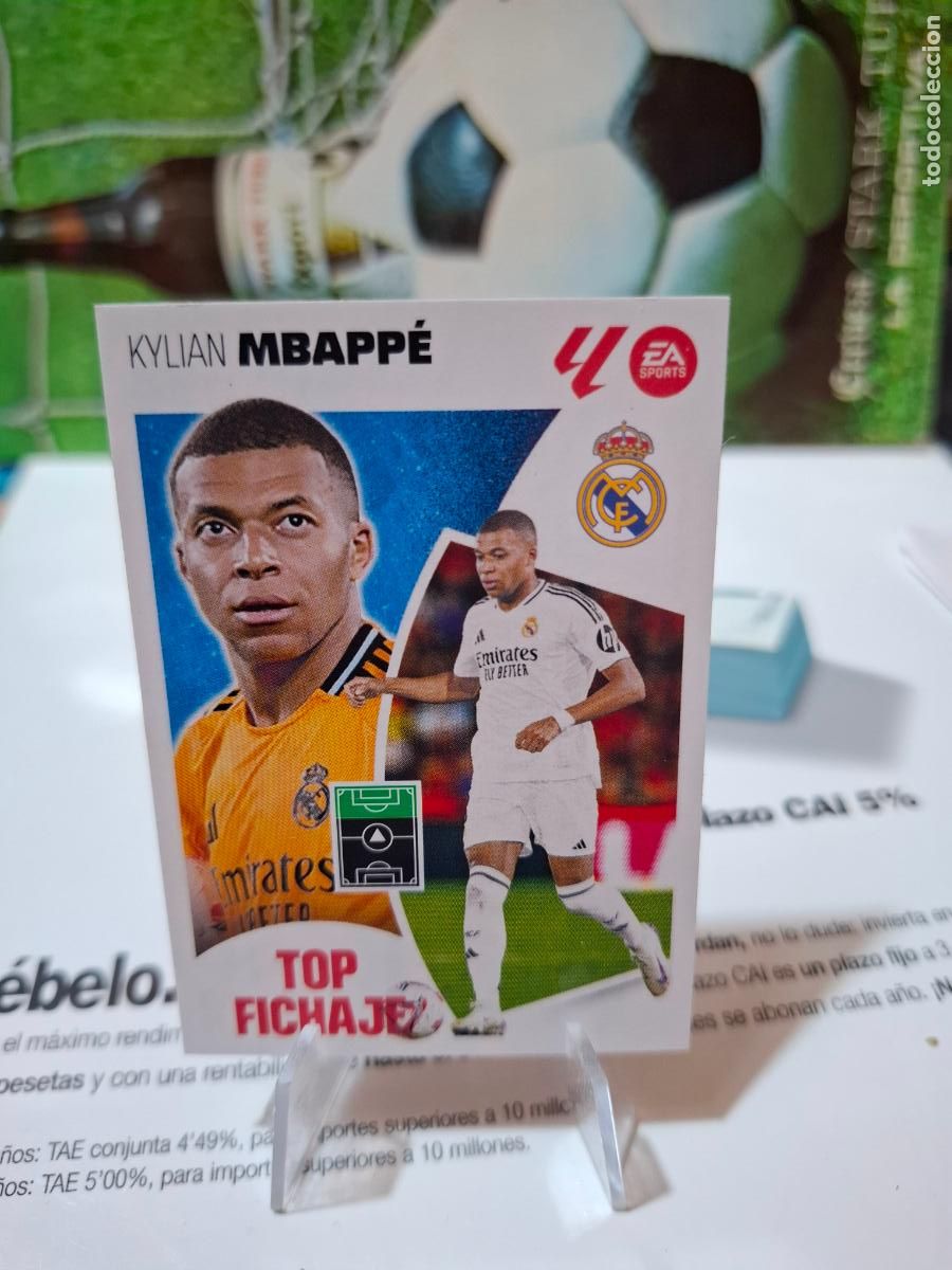 Cromos de f&uacute;tbol: MBAPPE 69 TOP FICHAJE REAL MADRID liga 2024 2025 24 25 ediciones este PANINI
