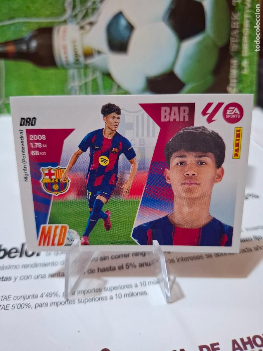 Cromos de f&uacute;tbol: DRO BARCELONA COLOCA 13 BIS liga 2025 2026 25 26 ediciones este PANINI
