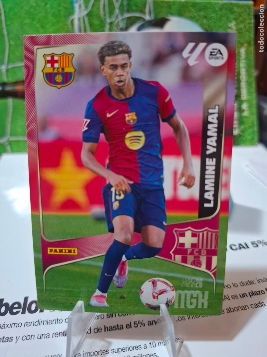 Cromos de f&uacute;tbol: 88 LAMINE YAMAL BARCELONA liga 2025 2026 25 26 MEGACRACKS MGK PANINI