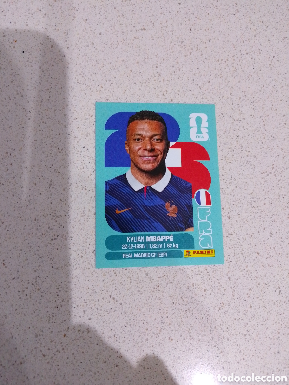 Cromos de Futebol: CROMO N&Uacute;MERO 20 MBAPPE FRANCIA. MUNDIAL 2026. PANINI.