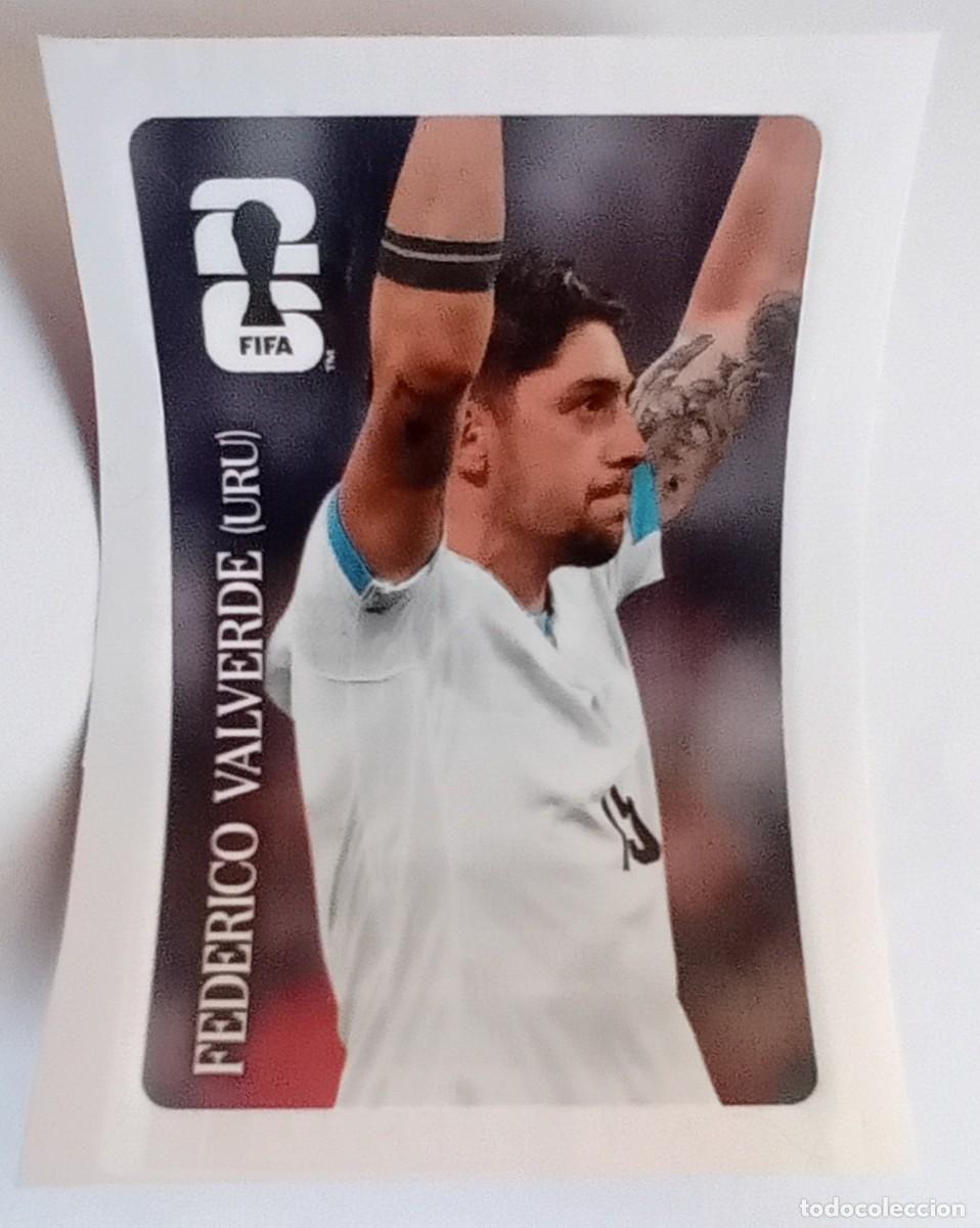 Cromos de f&uacute;tbol: Figurina Panini 2026 Cromo World Cup Usa Mundial 2026 Federico Valverde Uruguay Coca Cola URU