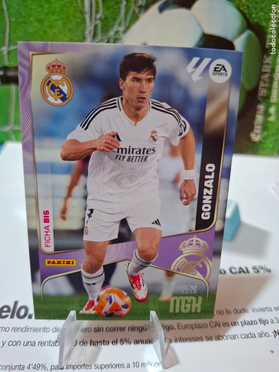 Cromos de f&uacute;tbol: GONZALO 233 BIS REAL MADRID MEGACRACKS MGK 2025 2026 LIGA 25 26